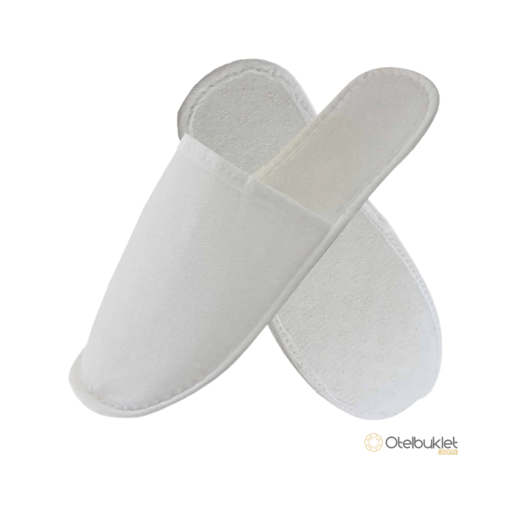 Kaymaz Taban Biyeli Otel Terliği Toptan Hijyenik Ambalajlı