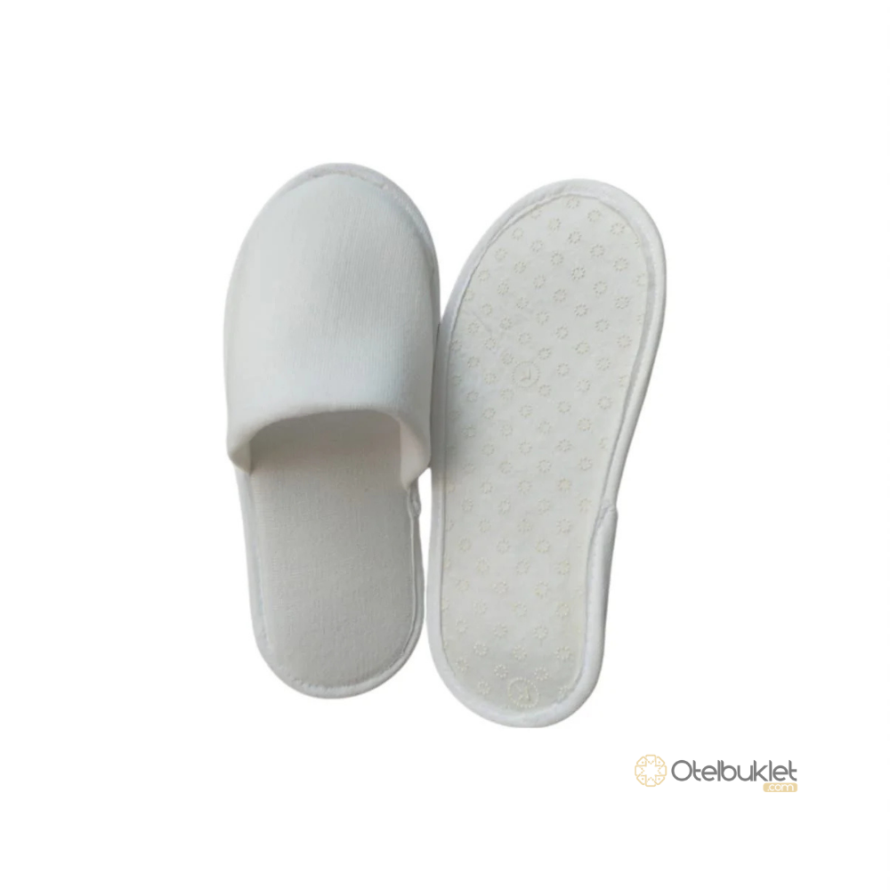 Kaymaz Tabanlı Çift Katlı Havlu Otel Terliği Toptan Satış