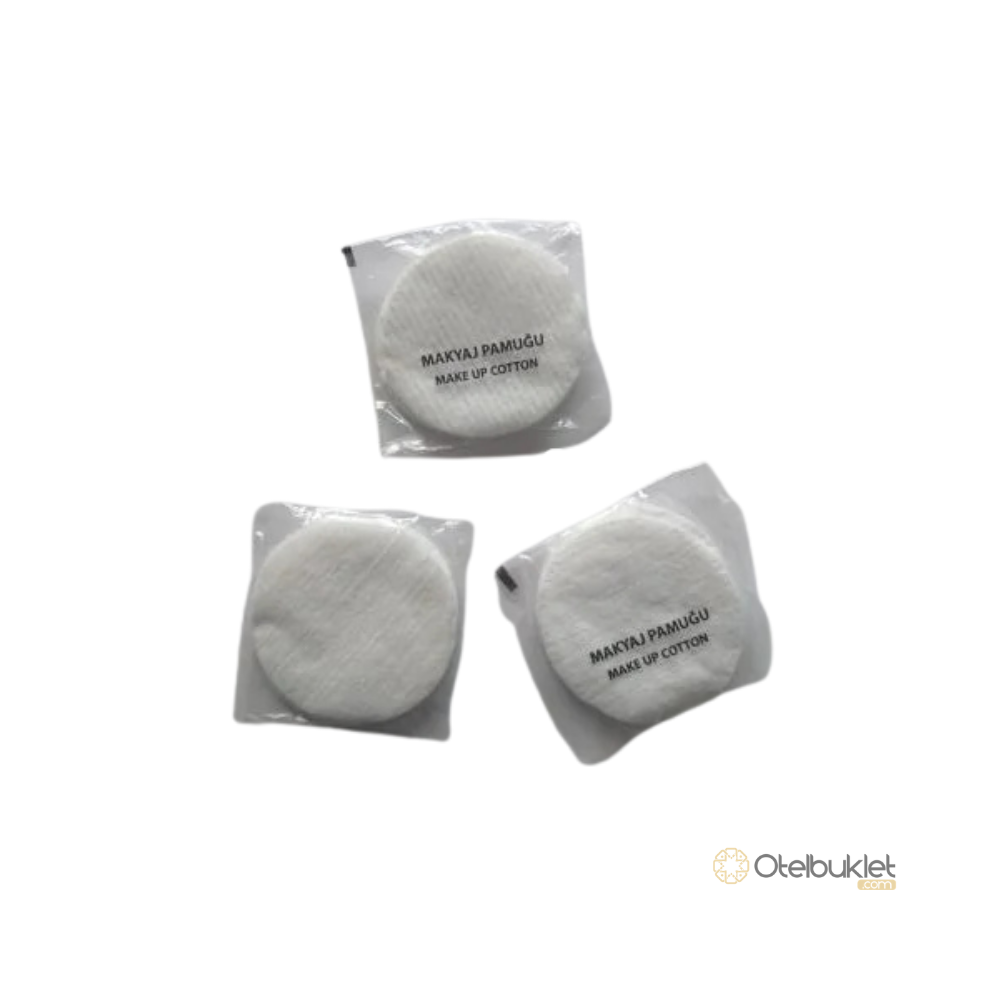 Makyaj Pamuğu 2'li Paket Toptan Otel Buklet