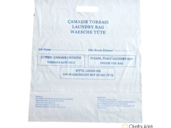Otel Tipi Kirli Çamaşır Poşeti Antibakteriyel Toptan