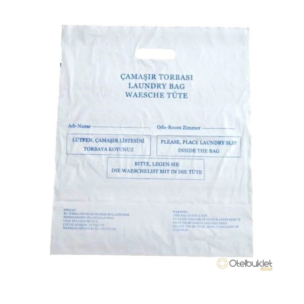 Otel Tipi Kirli Çamaşır Poşeti Antibakteriyel Toptan