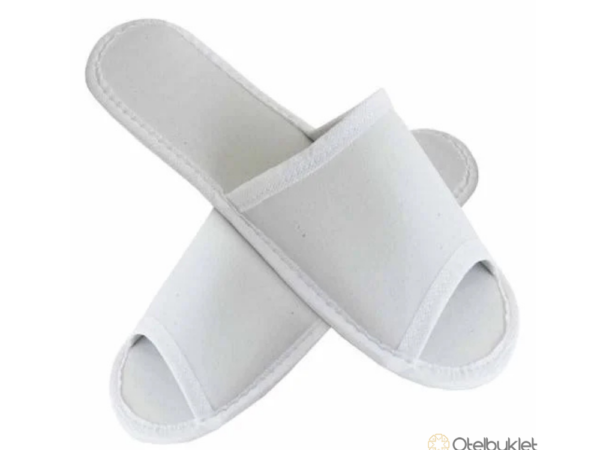 Spa Terliği Kaymaz Taban Önü Açık Üst Biyeli Otel ve Spa Malzemesi